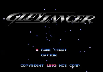 Advanced Busterhawk Gleylancer (Japan) screen shot title